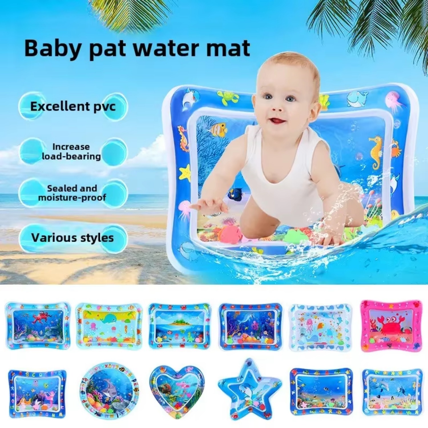 Large Baby Play Mat Summer Inf - Play Mat Neoprene avis et prix