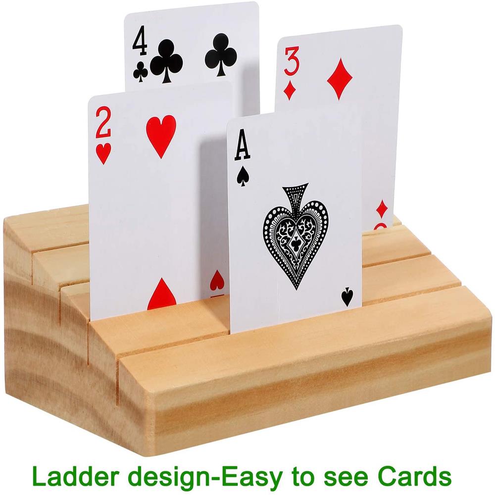 Hands-Free Wooden Playing Card - Board Game Yearbook avis et prix