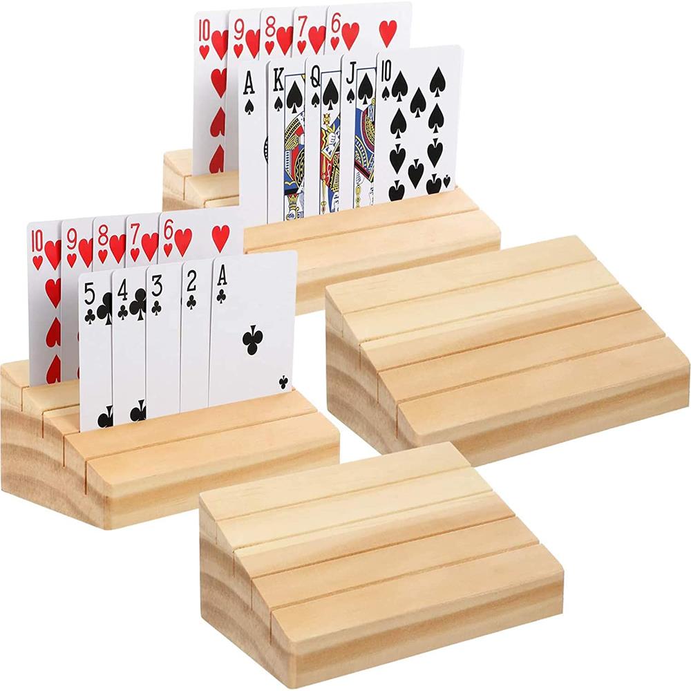 Hands-Free Wooden Playing Card - Board Game Yearbook avis et prix